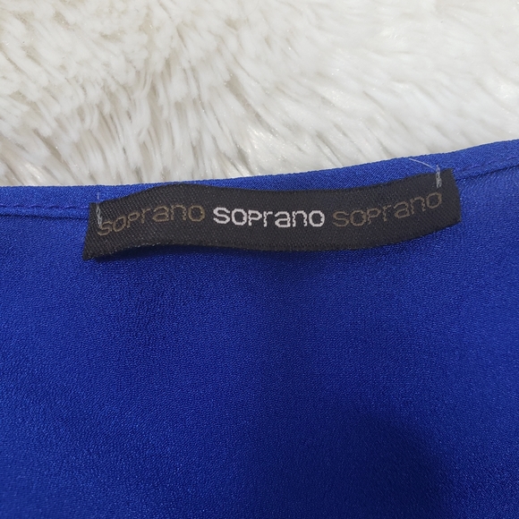 Soprano blue racerback top - Picture 4 of 6
